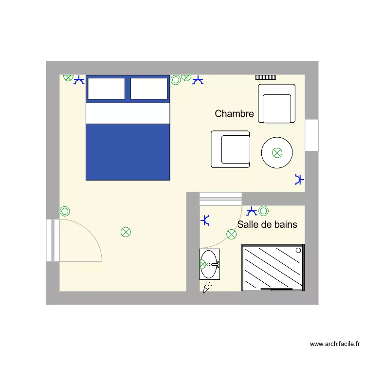 Avec le Couloir. Plan de 