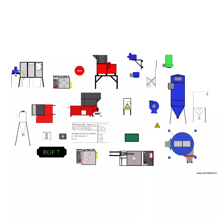 objets. Plan de objets. Plan de