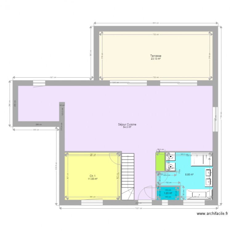 FACHE CUBIC 2. Plan de 0 pièce et 0 m2