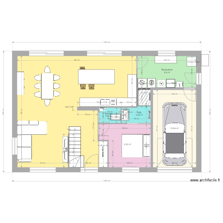 Plan maison 1. Plan de 0 pièce et 0 m2