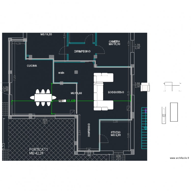 maurizio. Plan de 0 pièce et 0 m2