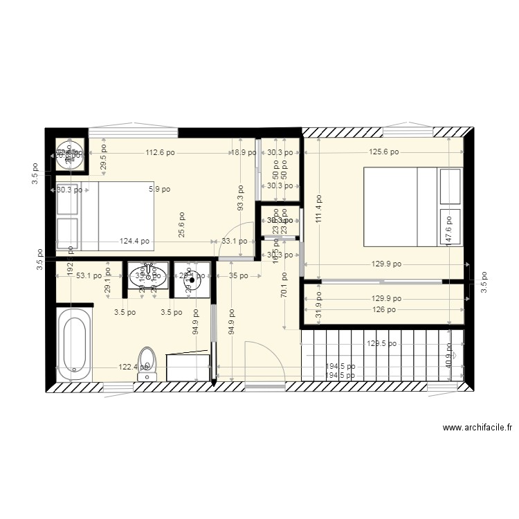 emy sous sol porte tassé2. Plan de 0 pièce et 0 m2