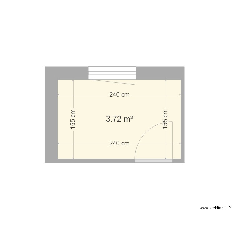 CARVAL Sdb rdc avant travaux. Plan de 0 pièce et 0 m2