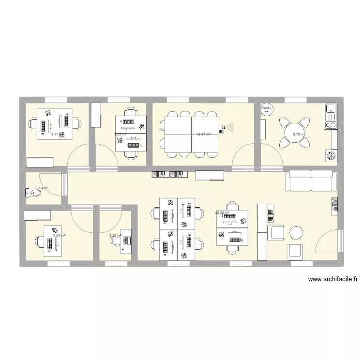 Arsenal Navarrenx. Plan de 