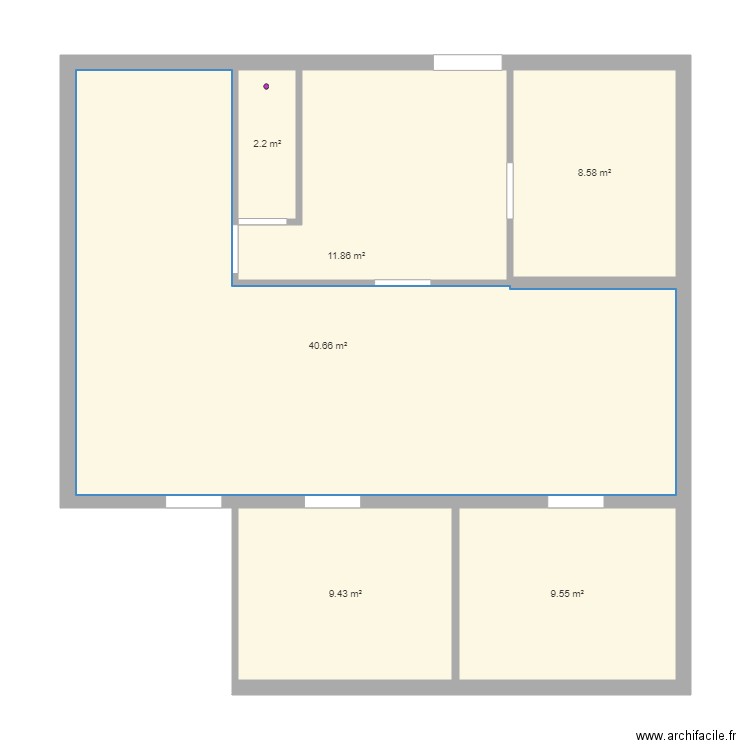 rembrandt. Plan de 0 pièce et 0 m2