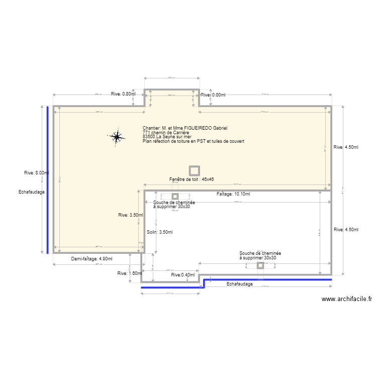 FIGUEIREDO. Plan de 4 pièces et 87 m2