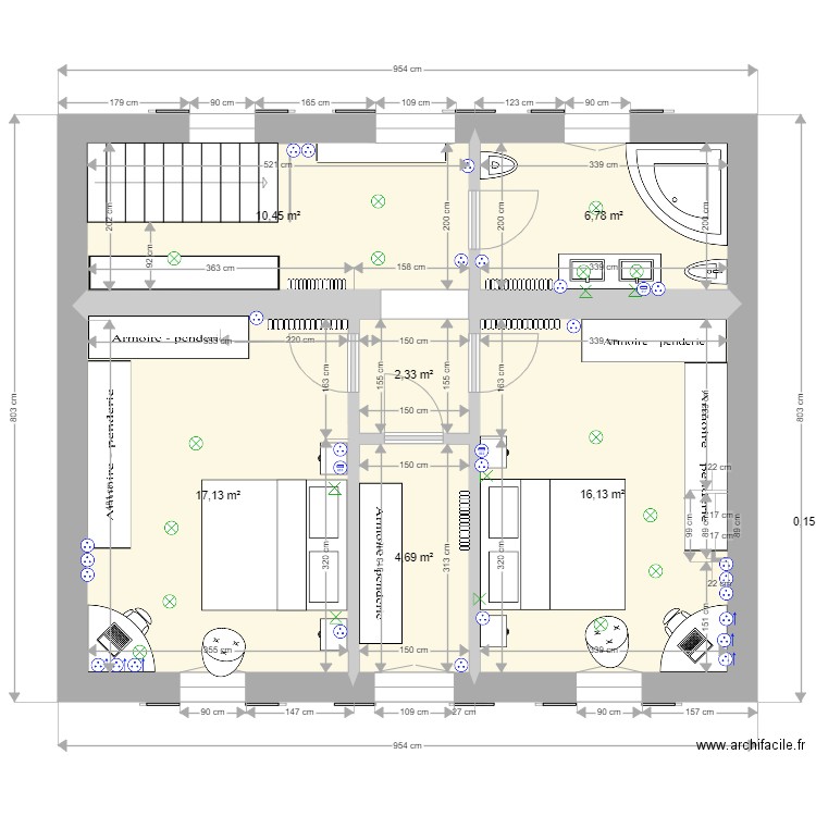 faux étage chambre enfants 4 avril 2021. Plan de 0 pièce et 0 m2