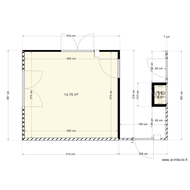 Livraison décartonnage. Plan de 0 pièce et 0 m2