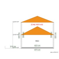 DP3 Plan de coupe façade ouest Boube