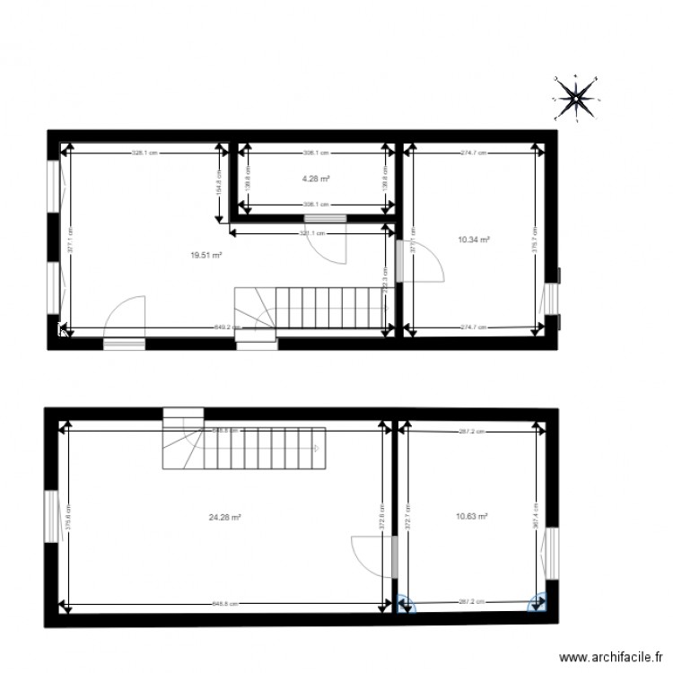 Appts GRAVA  CLAVAU Francin. Plan de 0 pièce et 0 m2