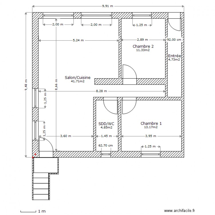 Plan. Plan de 0 pièce et 0 m2