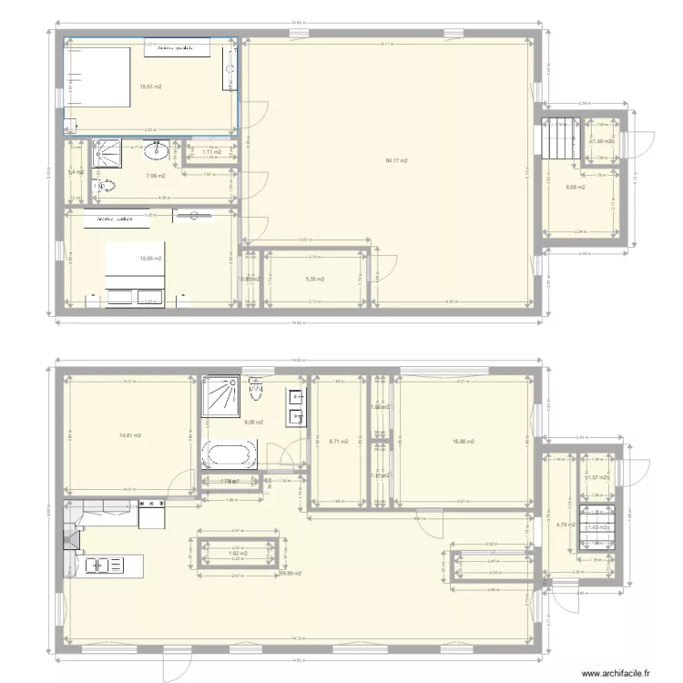 maison splitlevel. Plan de maison splitlevel. Plan de