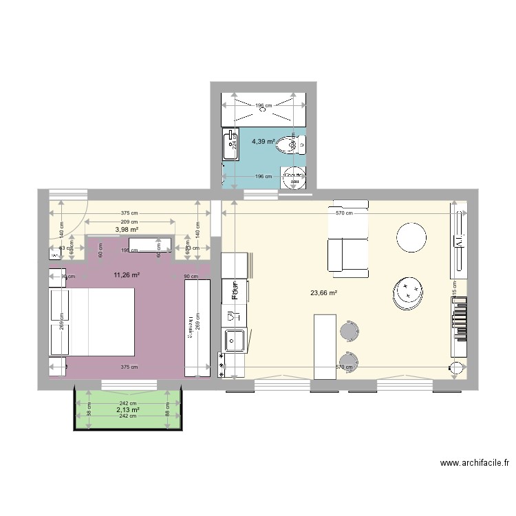 Appartement Marseille. Plan de 0 pièce et 0 m2