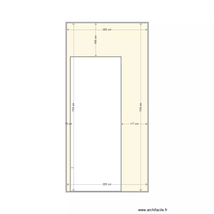 wall 46 door X 3. Plan de 
