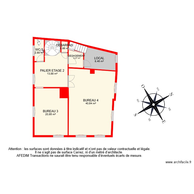 BI8242 ETAGE 2 EF. Plan de 0 pièce et 0 m2
