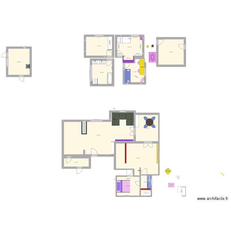 plan buanderie5. Plan de 10 pièces et 157 m2