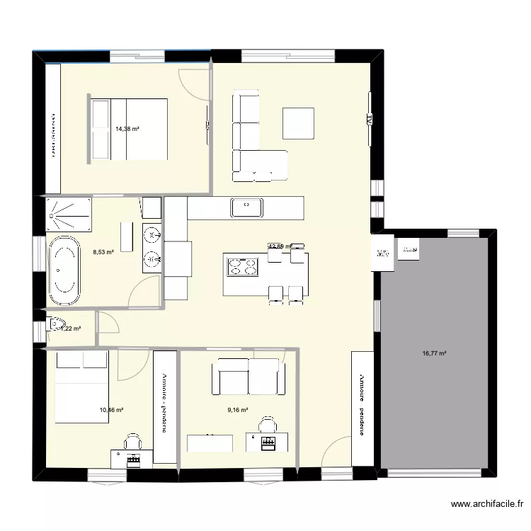MAISON 1. Plan de 