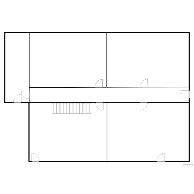 Chateau Les Roseaux RdC. Plan de Chateau Les Roseaux RdC. Plan de