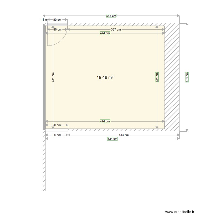 RACHIDA CUISINE. Plan de 0 pièce et 0 m2