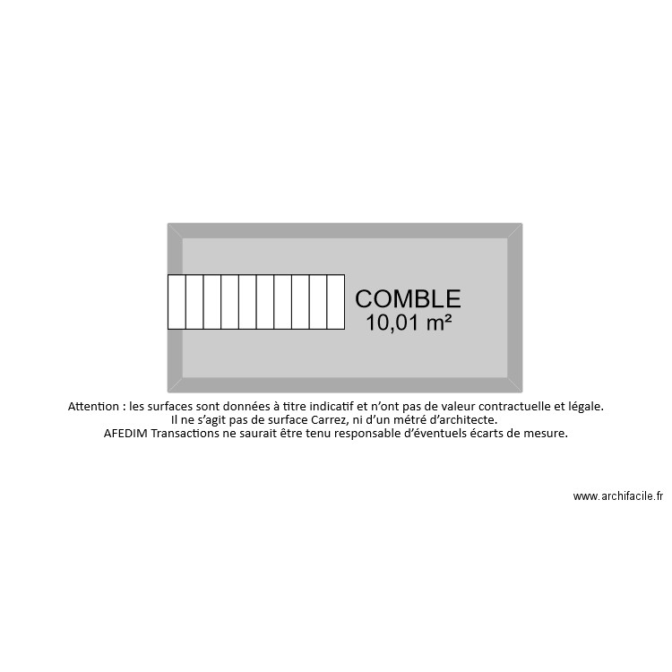 BI9971 COMBLE. Plan de 0 pièce et 0 m2