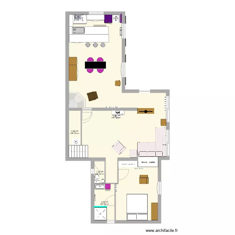 notre maison. Plan de 