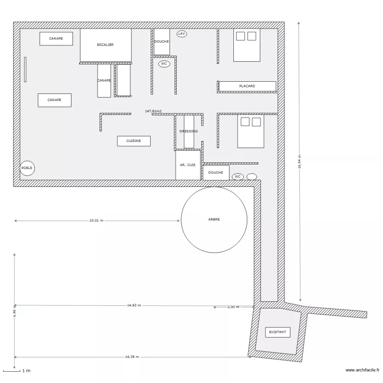 LA COURONNE V8. Plan de LA COURONNE V8. Plan de