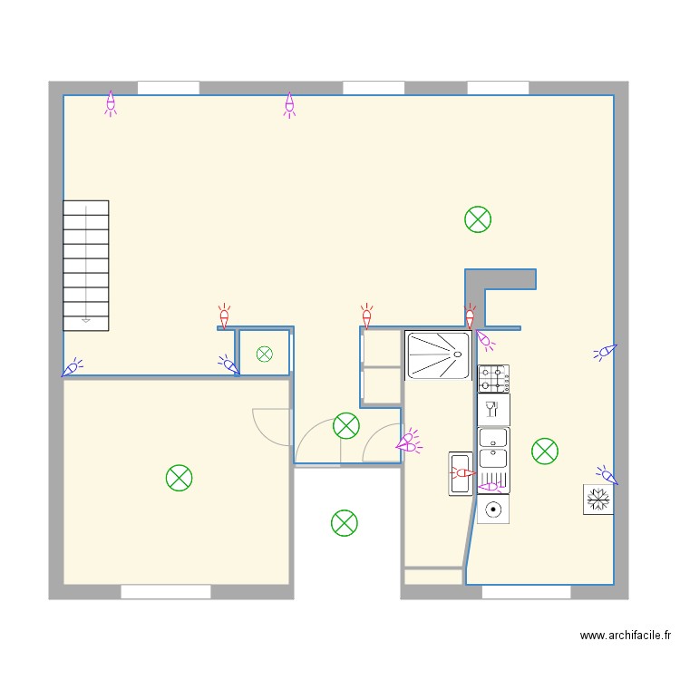 plan élec. Plan de 0 pièce et 0 m2