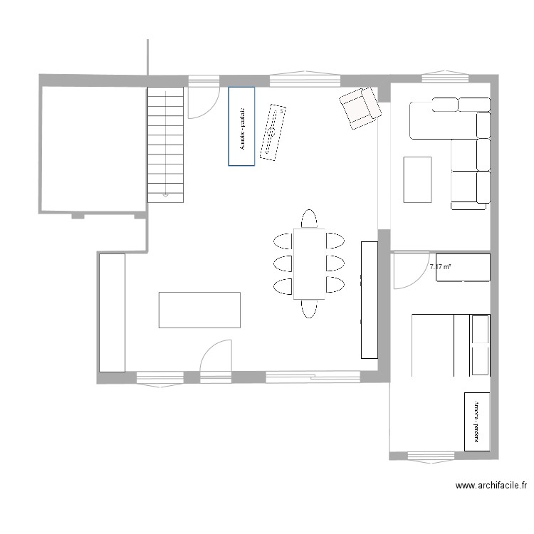 extension 2. Plan de 0 pièce et 0 m2