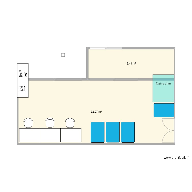 bureau vdl mirage. Plan de 0 pièce et 0 m2