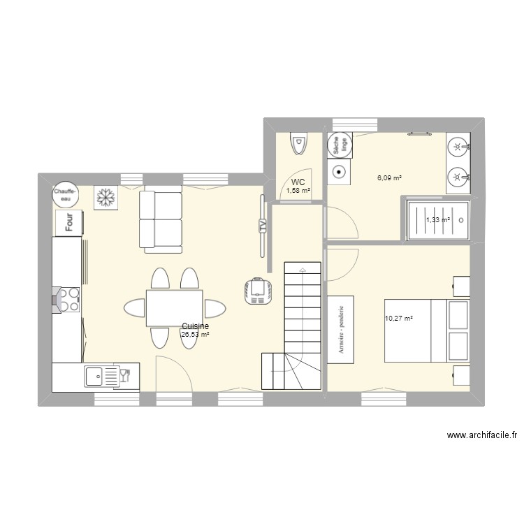 Stéphanie Brun Pontoux 2. Plan de 11 pièces et 91 m2