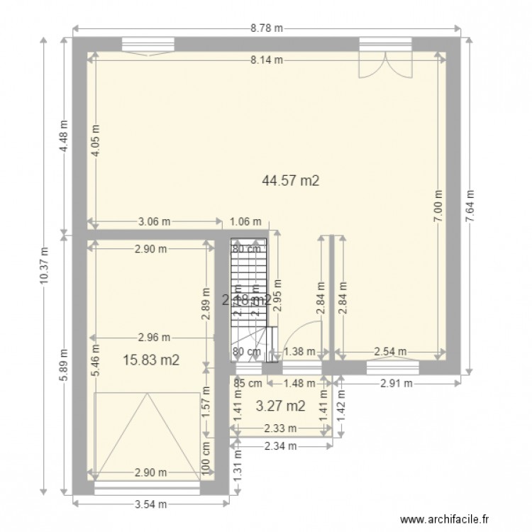 Mennecy maison RDC. Plan de 0 pièce et 0 m2