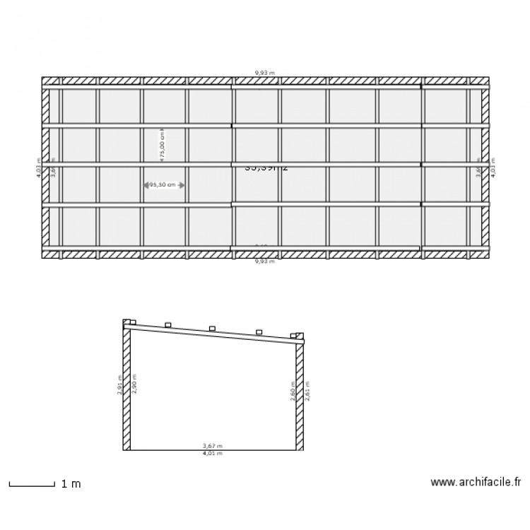 Charpente Cabanon Taybe. Plan de 0 pièce et 0 m2