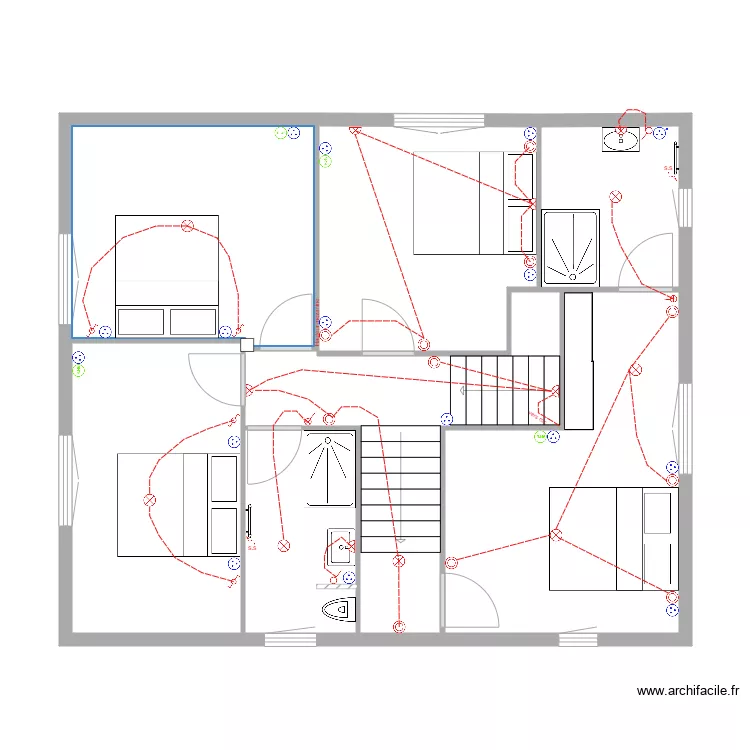 Nonglard M2 R+1/2. Plan de Nonglard M2 R+1/2. Plan de