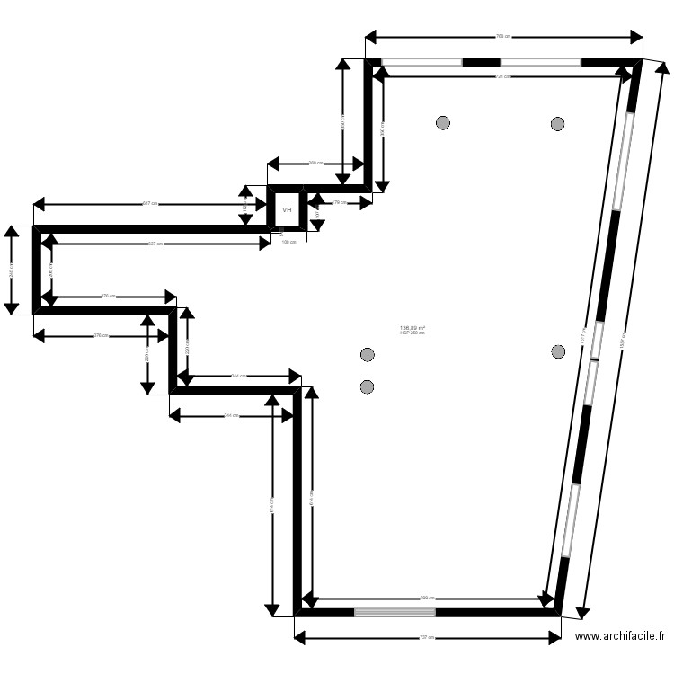 78 Poissy 20 Migneaux Existant Jordan. Plan de 0 pièce et 0 m2