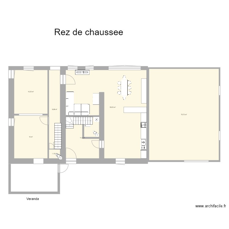 Renovation maison 20221022bis. Plan de 7 pièces et 188 m2