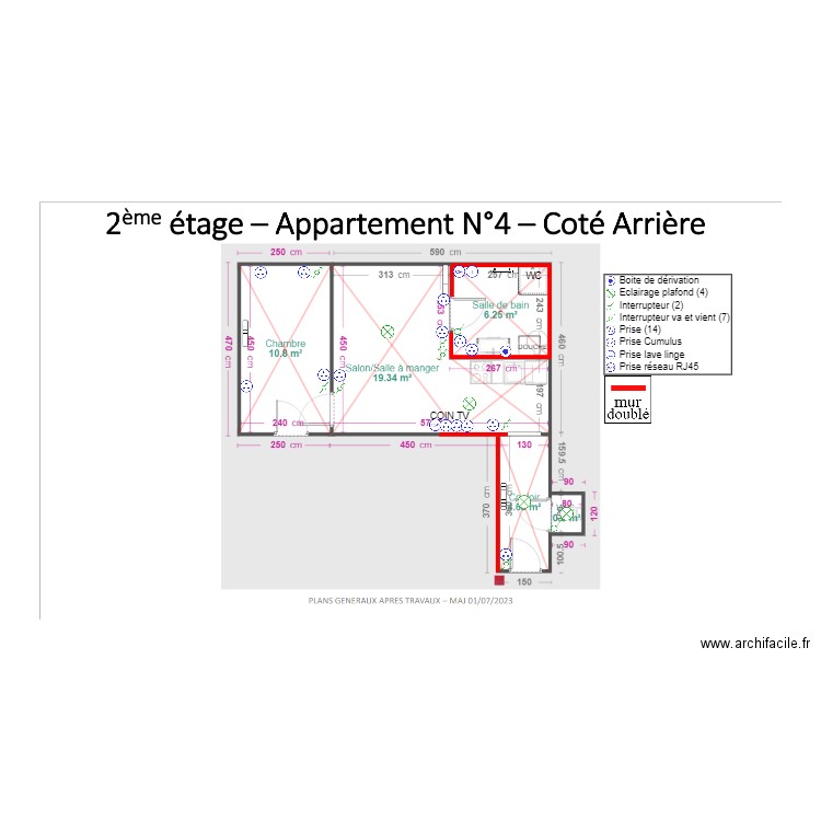 TULLE APPART 4 CHVL. Plan de 0 pièce et 0 m2