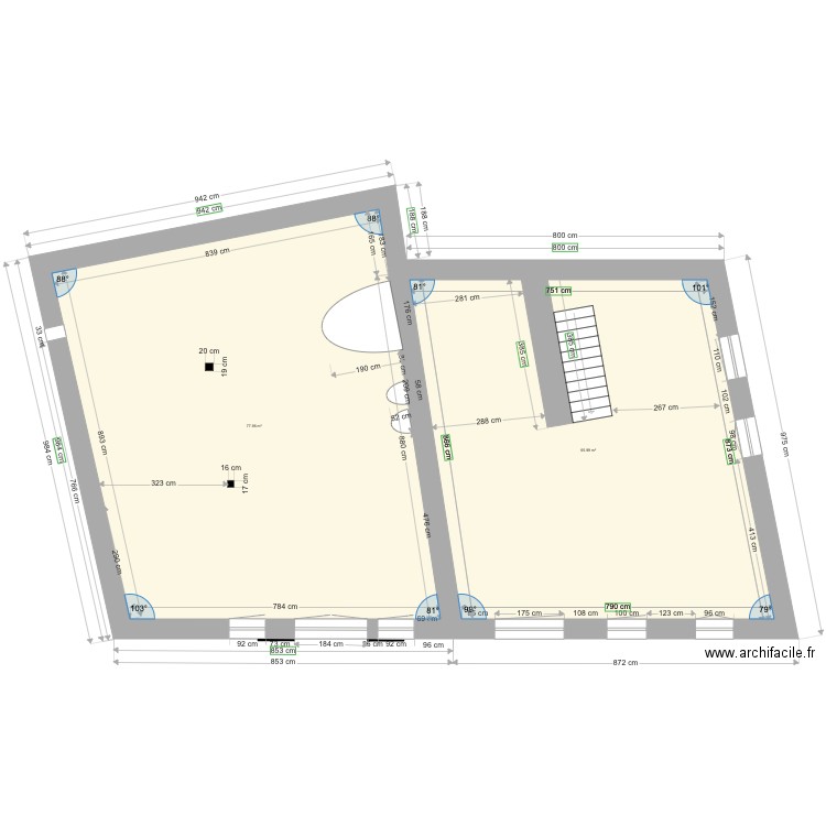 Maison Bas. Plan de 0 pièce et 0 m2