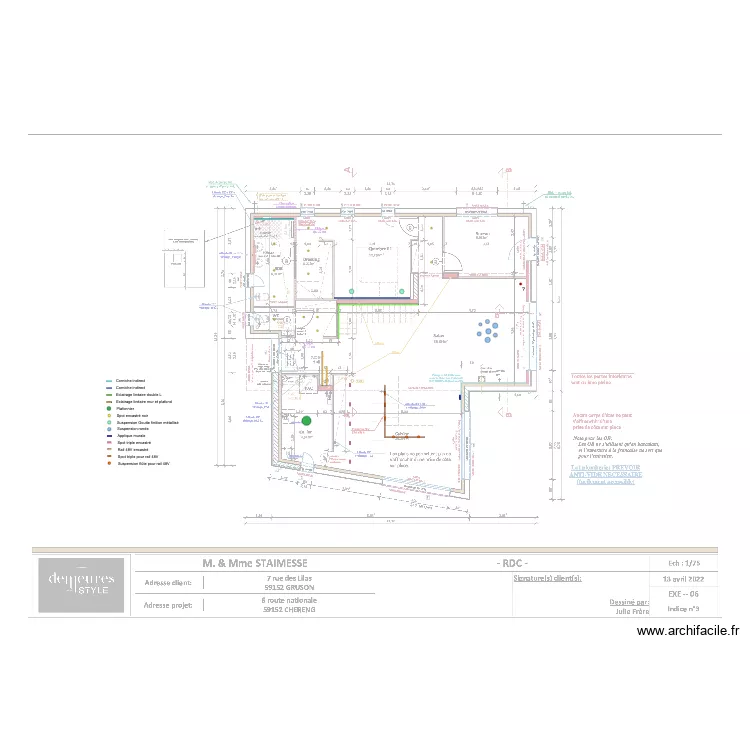 STAIMESSE RDC. Plan de STAIMESSE RDC. Plan de