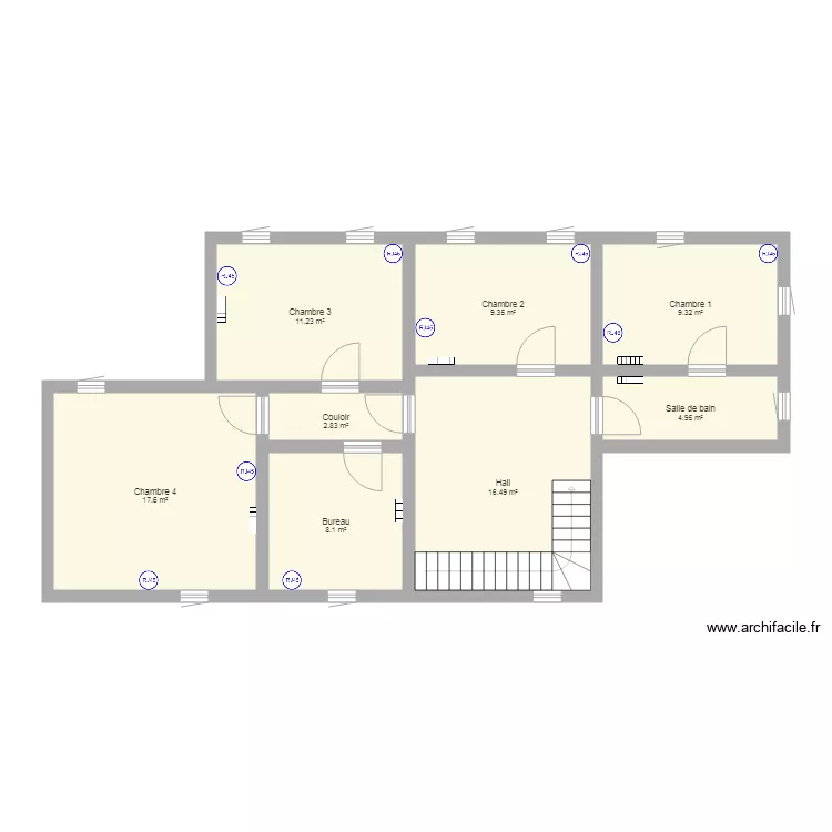 sch&eacute;ma r&eacute;seau informatique. Plan de 