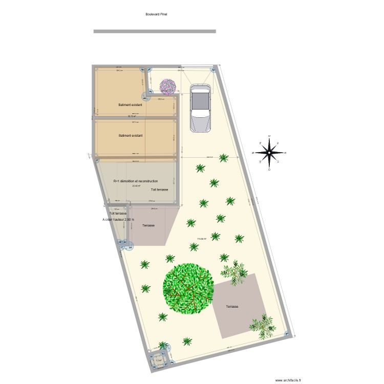 Plan de masse Final 1. Plan de 0 pièce et 0 m2