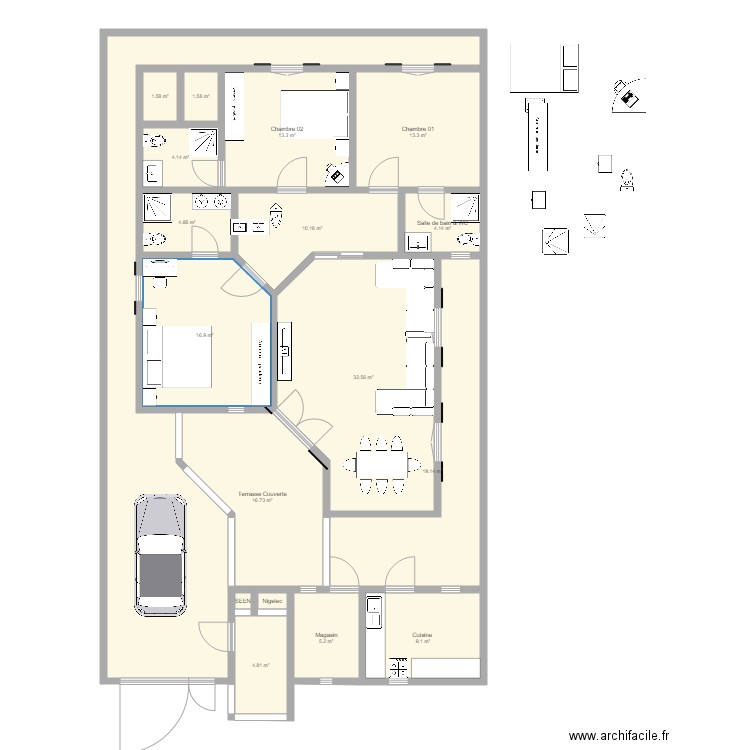 MS Violet V3. Plan de 0 pièce et 0 m2