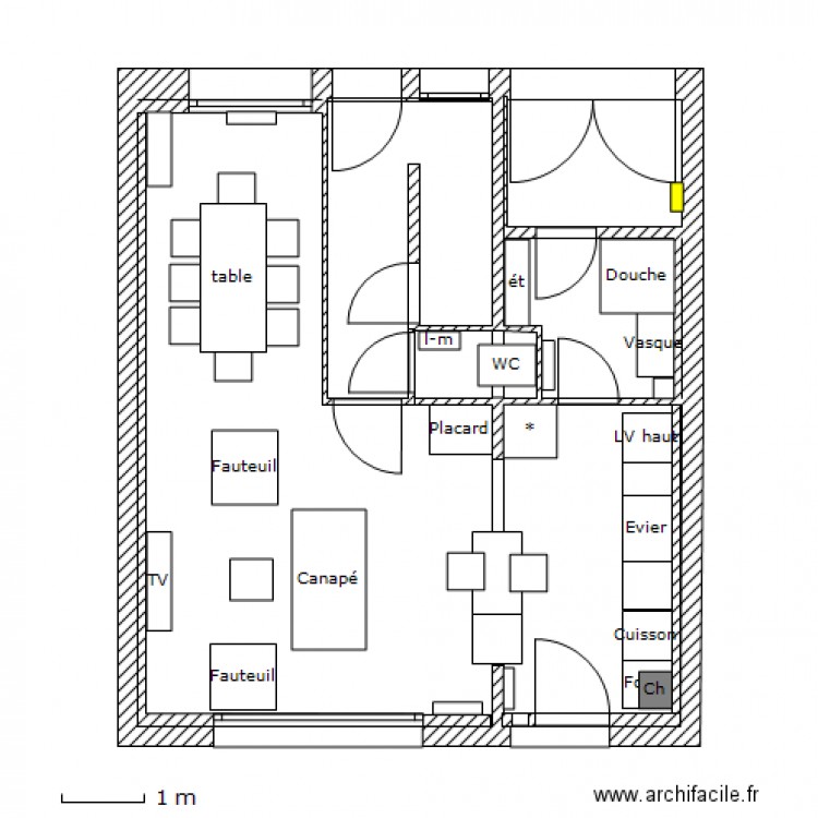 RC Projet V12 - Deplcmt tabl elec. Plan de 0 pièce et 0 m2