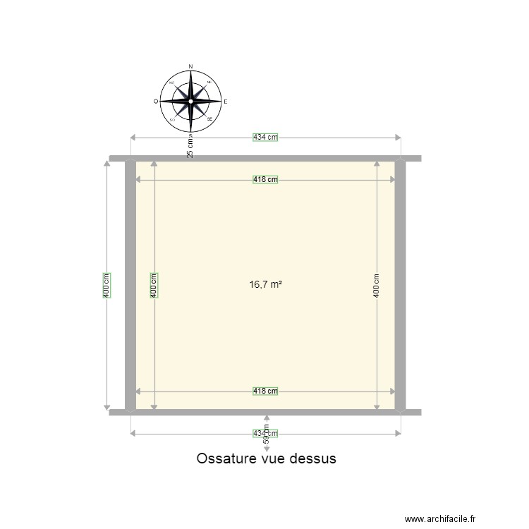  Charpente Garage 1. Plan de 0 pièce et 0 m2