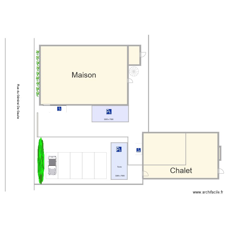 Plan parking 1. Plan de 0 pièce et 0 m2