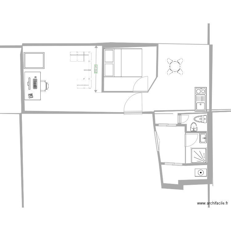 Appartement lot 18. Plan de 0 pièce et 0 m2