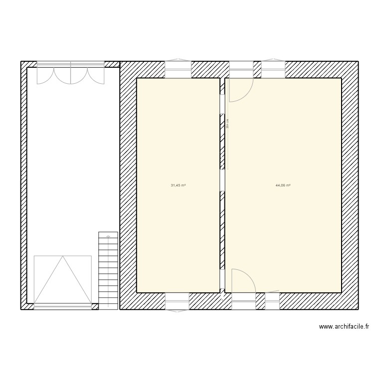 maison revel location 25 mai 2023 vierge. Plan de 2 pièces et 76 m2