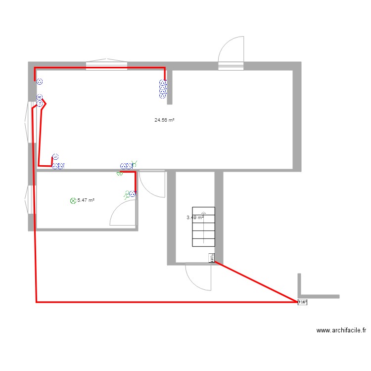GOURGUES Jean Paul. Plan de 0 pièce et 0 m2