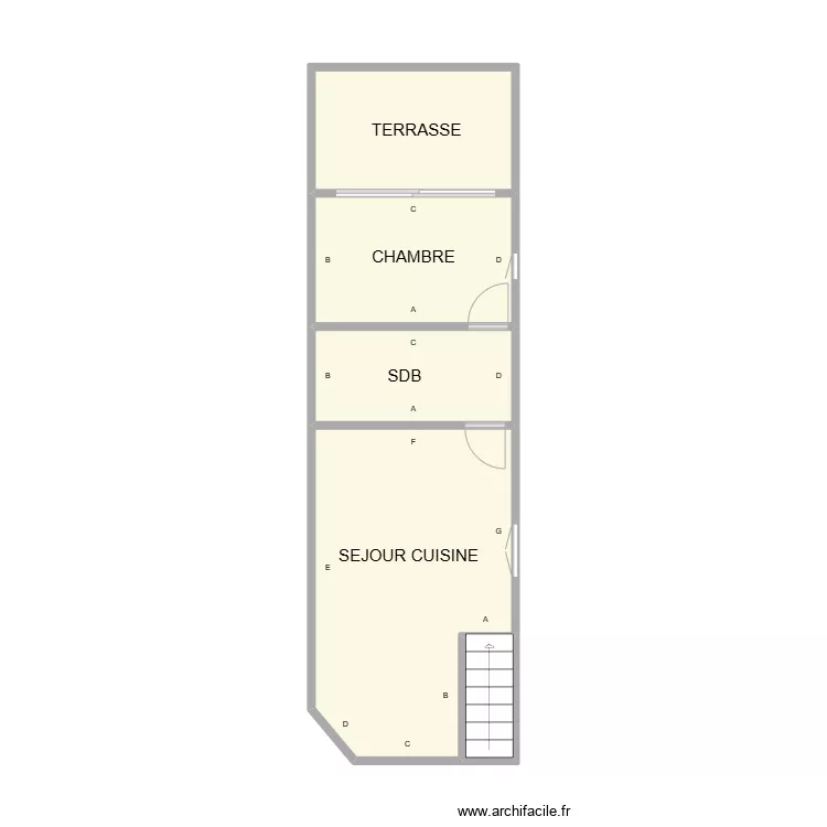 1 ETAGE REMPART PLOMB. Plan de 1 ETAGE REMPART PLOMB. Plan de