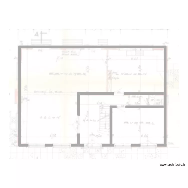 RDC Brusselstraat 540 dilbeek 1070. Plan de RDC Brusselstraat 540 dilbeek 1070. Plan de
