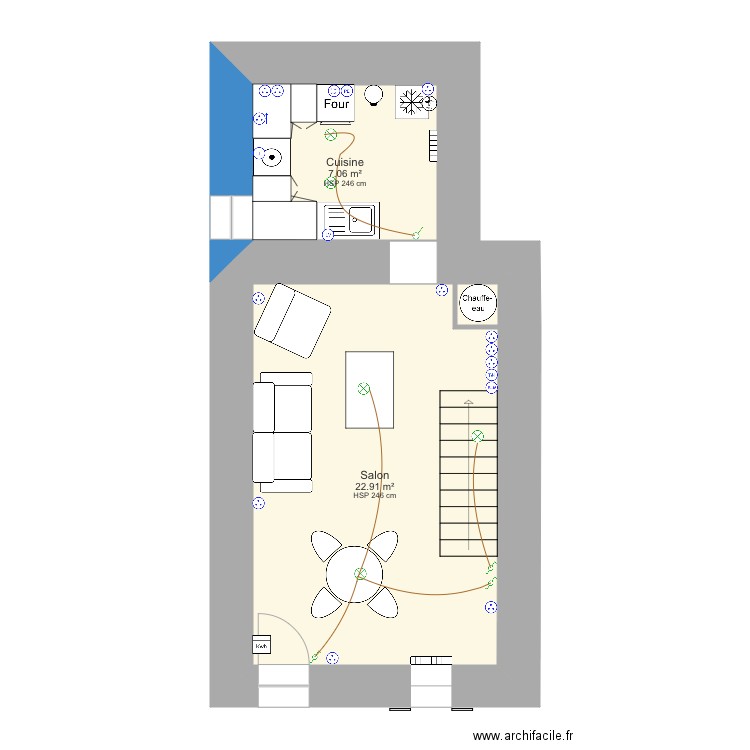 Le Rozel RDC. Plan de 0 pièce et 0 m2